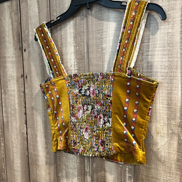 NWT Anthropologie Pilcro Corset-Seamed Tank, 6 - Picture 8 of 9